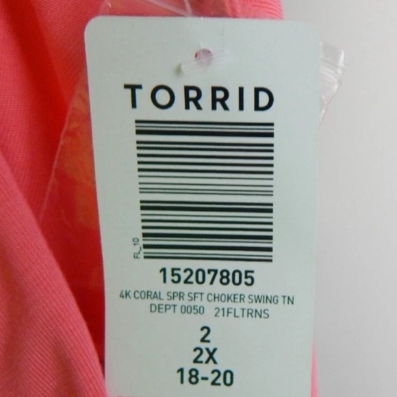Torrid Super Soft Knits Choker Swing Tank - Picture 4 of 5